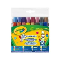 Bilde av Crayola 16 Markers Pipsqueaks wacky tips, Multi, Flerfarget, 16 farger, Assortert, Rund, 14 år Skriveredskaper - Fiberpenner & Finelinere - Fiberpenner