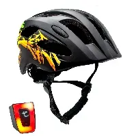 Bilde av Crazy Safety - Grafitti Bicycle Helmet - Black/Yellow (160101-05-01) - Leker
