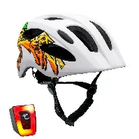 Bilde av Crazy Safety - Grafitti Bicycle Helmet - White/Yellow (160101-08-01) - Leker