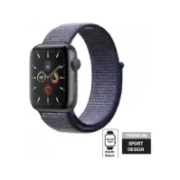 Bilde av Crong Crong Nylon Band - Pasek sportowy Apple Watch 42/44 mm (Midnight Blue) Sport & Trening - Pulsklokker og Smartklokker - Smartklokker