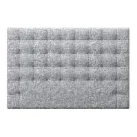 Bilde av Crown sengegavl 140x124x12 cm, Lys grå