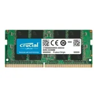 Bilde av Crucial - DDR4 - modul - 16 GB - SO DIMM 260-pin - 3200 MHz / PC4-25600 - CL22 - 1.2 V - ikke-bufret - ikke-ECC PC-Komponenter - RAM-Minne