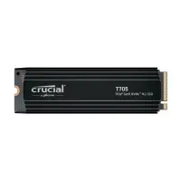 Bilde av Crucial T705 - SSD - kryptert - 2 TB - intern - M.2 2280 - PCI Express 5.0 (NVMe) - TCG Opal Encryption 2.01 - integrert kjøle PC-Komponenter - Harddisk og lagring - SSD