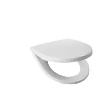 Bilde av Csslr Plus hvid toiletsæde med Soft Close beslag - passer på Csslr Plus hængeskål VVS#814080200 Rørlegger artikler - Baderommet - Toalettseter