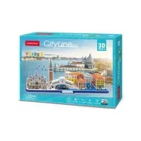 Bilde av Cubic Fun Puzzle 3D City Line Venezia Leker - Spill - Gåter