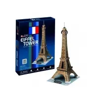 Bilde av CubicFun C044h Eiffel Tower Paris France World's Great Architectures 3d Puzzle, 35 Pieces Leker - Spill - Gåter