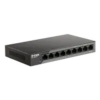 Bilde av D-Link DSS 100E-9P - Switch - ikke-styrt - 8 x 10/100 (PoE) + 1 x 1000Base-T - stasjonær - PoE (92 W) PC tilbehør - Nettverk - Switcher