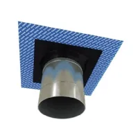 Bilde av DAFA AirStop rørkrave 260, 260x260 mm for tætning af PE-folie dampspærre med forstanset markering for rør Ø15-110 mm. Ventilasjon & Klima - Ventilasjonstilbehør - Tettingsprodukter & isolering