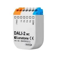 Bilde av DALI-2 input modul har integreret applikationskontroller som gør den kan konfigureres til alle former for styring af DALI enheder Belysning - Innendørsbelysning - Innbyggings-spot
