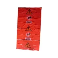 Bilde av DANSK METALVARE FAB. Advarselspose stor 140x77x55 cm, Rød Klær og beskyttelse - Sikkerhetsutsyr - Diverse
