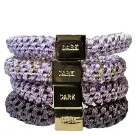Bilde av DARK Fat Hair Ties Combo Lavendel Mix 4pcs Hårpleie - Hårpynt og tilbehør - Hårstrikk