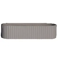 Bilde av DBKD Stripe lysestake, 7 cm, sandy mole Lysestake