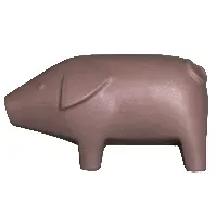 Bilde av DBKD Swedish Pig Large, 23 cm, maroon Figur