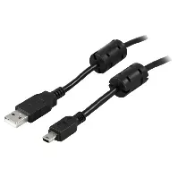 Bilde av DELTACO DELTACO USB 2.0 kabel Type A Ha - Type Mini B Ha 2m Kablar,Data