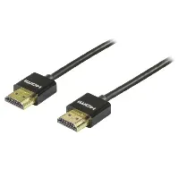 Bilde av DELTACO DELTACO tynn HDMI-kabel, 1m, svart Bilde,Kablar