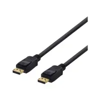 Bilde av DELTACO DP-1010D - DisplayPort-kabel - DisplayPort (hann) til DisplayPort (hann) - DisplayPort 1.2 - 1 m - 4K-støtte - svart PC tilbehør - Kabler og adaptere - Videokabler og adaptere