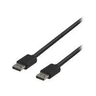 Bilde av DELTACO DP8K-1020 - DisplayPort-kabel - DisplayPort (hann) til DisplayPort (hann) - DisplayPort 1.4 - 2 m - svart PC tilbehør - Kabler og adaptere - Videokabler og adaptere