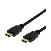 Bilde av DELTACO HDMI-1010D-FLEX - High Speed - HDMI-kabel med Ethernet - HDMI hann til HDMI hann - 1 m - 4K-støtte PC tilbehør - Kabler og adaptere - Videokabler og adaptere