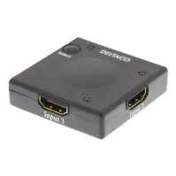 Bilde av DELTACO HDMI-7002 - Video/audio switch - 3 x HDMI - stasjonær PC tilbehør - KVM og brytere - Switcher