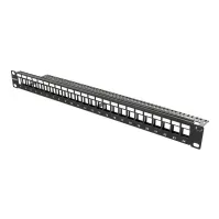 Bilde av DELTACO PAN-113 - Koblingspanel - rackmonterbar - svart - 1U - 19 - 24 porter PC tilbehør - Nettverk - Diverse tilbehør