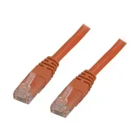 Bilde av DELTACO TP-607-OR - Koblingskabel - RJ-45 (hann) til RJ-45 (hann) - 75 cm - UTP - CAT 6 - formstøpt - oransje PC tilbehør - Kabler og adaptere - Nettverkskabler