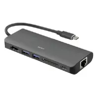 Bilde av DELTACO USB-C dockingstasjon 6 porter med støtte for lading Adaptere og omformere,USB-hub,Elektronikk