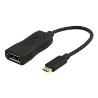 Bilde av DELTACO USBC-DP - Ekstern videoadapter - USB-C 3.1 - DisplayPort - svart PC-Komponenter - Skjermkort & Tilbehør - USB skjermkort