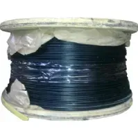 Bilde av DENWIRE Wire 1,5mm med sort nylon PP plast forhudning 2,3 mm 100 m - (100 meter) Verktøy & Verksted - Skruefester - Stålwire & låser