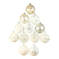 Bilde av DGA - 12 pcs - Christmas Ornament box - White (1131434) - Hjemme og kjøkken