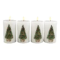 Bilde av DGA - Advent candles LED - Christmas trees (15001024) - Hjemme og kjøkken
