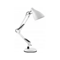 Bilde av DIAN skrivebordslampe. 60W stål, hvit, DL-1/W Elektrisitet og belysning - Innendørs belysning - Dekorativ belysning