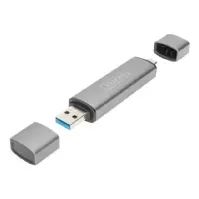 Bilde av DIGITUS DA-70886 - Kortleser (SD, microSD) - USB 3.0/USB-C Foto og video - Foto- og videotilbehør - Kortlesere