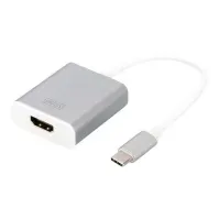 Bilde av DIGITUS - Ekstern videoadapter - USB-C - HDMI - aluminium PC-Komponenter - Skjermkort & Tilbehør - USB skjermkort