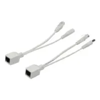 Bilde av DIGITUS Passive PoE cable kit DN-95001 - Strøm via Ethernet (PoE) kabelsett - DC-jakk 5,5 mm - CAT 5e PC tilbehør - Nettverk - Diverse tilbehør