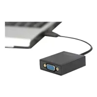 Bilde av DIGITUS USB 3.0 to VGA Adapter - Ekstern videoadapter - USB 3.0 - VGA - svart PC-Komponenter - Skjermkort & Tilbehør - USB skjermkort