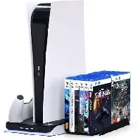 Bilde av DLX Multi Function Charger Tower PS5 - Videospill og konsoller