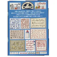 Bilde av DMC Minibok alfabet Strikking, pynt, garn og strikkeoppskrifter