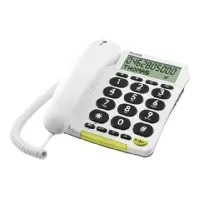 Bilde av DORO PhoneEasy 312cs - Telefon med ledning med anrops-ID - hvit Tele & GPS - Fastnett & IP telefoner - Alle fastnett telefoner