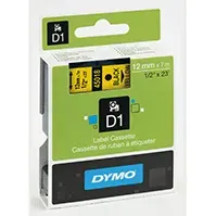 Bilde av DYMO Merkebånd Dymo D1 12 mm, svart på gul Kontorrekvisita,Merking