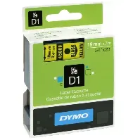 Bilde av DYMO Merkebånd Dymo D1 19 mm, svart på gul Kontorrekvisita,Merking