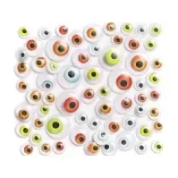 Bilde av Dalprint Selvklebende bevegelige øyne DPCRAFT mix - lyse 72 stk. Dalprint Skole og hobby - Håndverk - Stoff og Garn