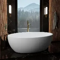 Bilde av Danline Alna Frittstående Badekar Hvit / 190cm Frittstående badekar