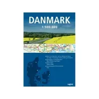 Bilde av Danmarkskart 1:500 000 Bestselgere - Reisebøker
