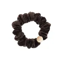 Bilde av Dark Mini Velvet Scrunchie hair braid Chocolate Brown Accessories - Hårbånd & Hårpynt