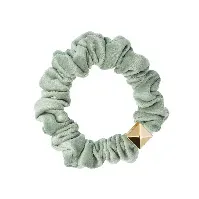 Bilde av Dark Velvet Mini Scrunchie Aqua Green Accessories - Hårbånd & Hårpynt