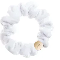 Bilde av Dark Velvet Mini Scrunchie Cool White Accessories - Hårbånd & Hårpynt