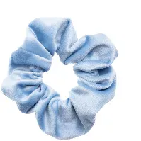Bilde av Dark Velvet Scrunchie Light Blue Accessories - Hårbånd & Hårpynt