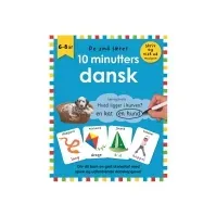 Bilde av De små lærer - Skriv og visk ud - 10 minutters dansk - Kindergarten-Grade 2 - practice book (paperback) Bøker - Barnebøker
