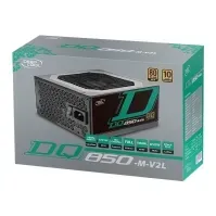 Bilde av Deepcool DQ DQ850-M-V2L - Strømforsyning (intern) - ATX12V 2.4/ EPS12V - 80 PLUS Gold - AC 100-240 V - 850 watt - aktiv PFC PC tilbehør - Ladere og batterier - PC/Server strømforsyning