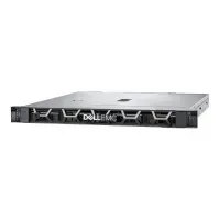 Bilde av Dell PowerEdge R250 - Server - rackmonterbar - 1U - 1-veis - 1 x Xeon E-2314 / 2.8 GHz - RAM 8 GB - SATA - hot-swap 3.5 brønn(er) - HDD 2 TB - Matrox G200 - 1GbE - uten OS - monitor: ingen - svart - BTP - med 3 Years Basic Onsite Servere